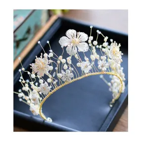 Jaunty Handmade Pearl Tiara