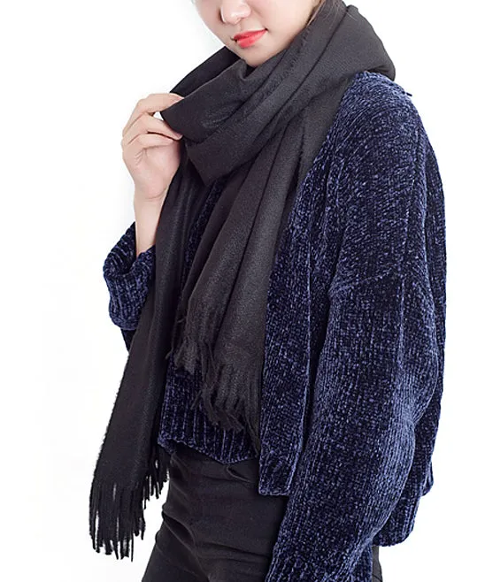 JC022545 Solid Blanket Scarf