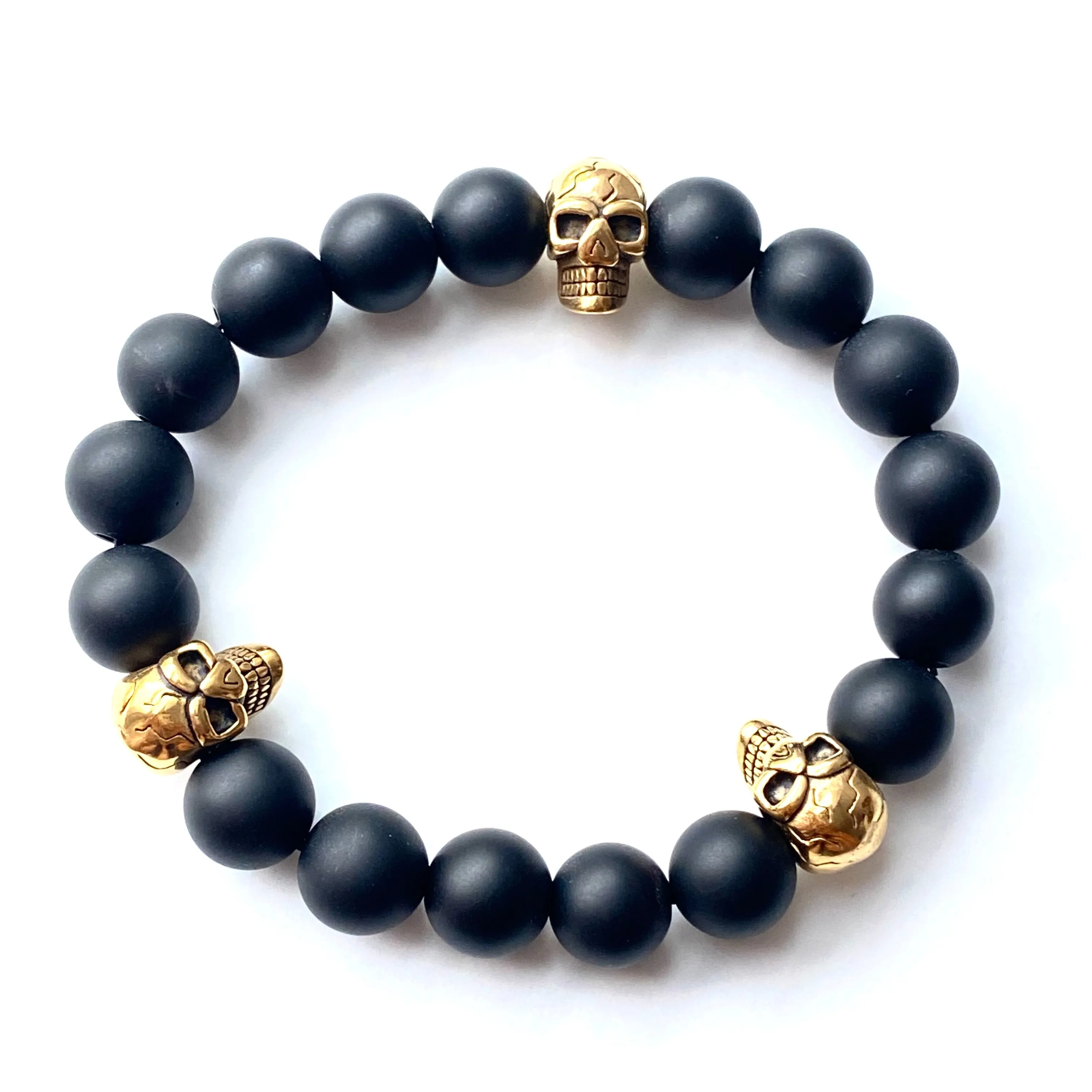 Joellery Skull Beaded Bracelet