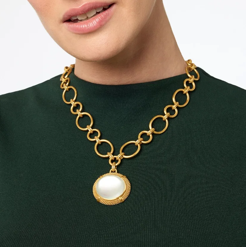 Julie Vos Cabochon Statement Necklace