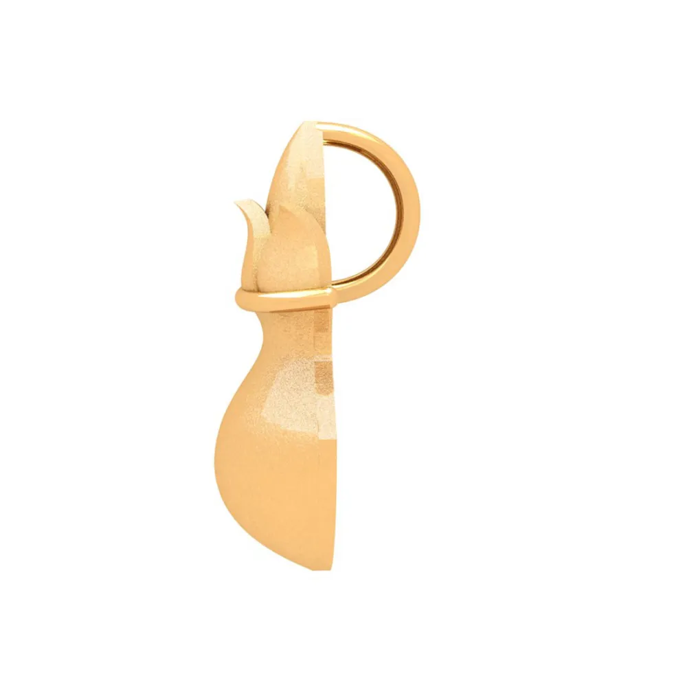 Kalash Themed 22k Simplistic Gold Pendant Set  From Goldlites Collection