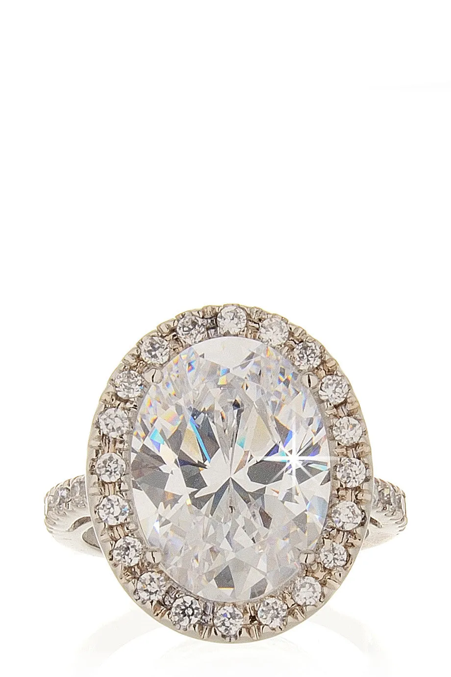 KENNETH JAY LANE AMALIA Silver Cocktail Ring