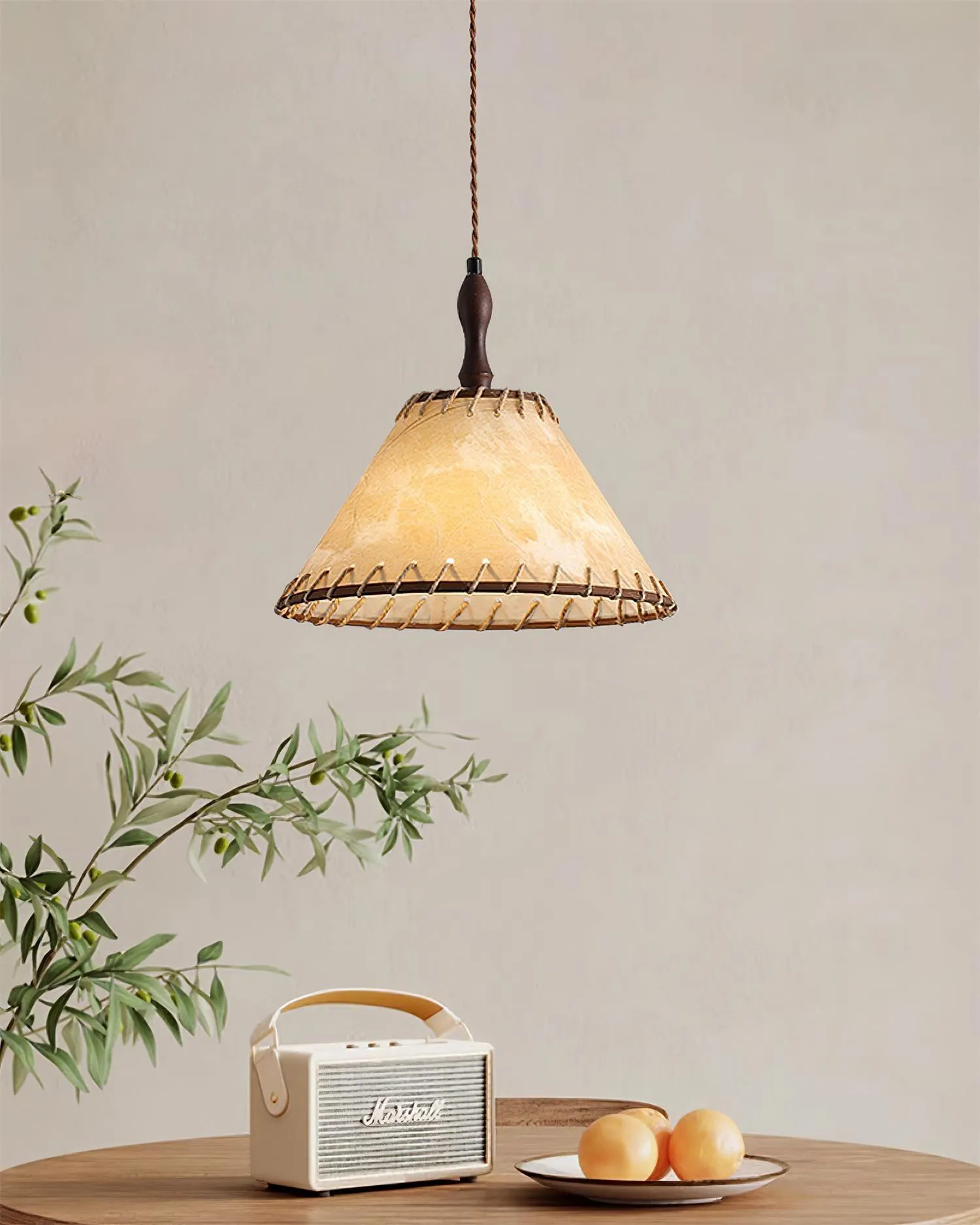 Kiko Fabric Pendant Lamp 11.8″- 10.2″