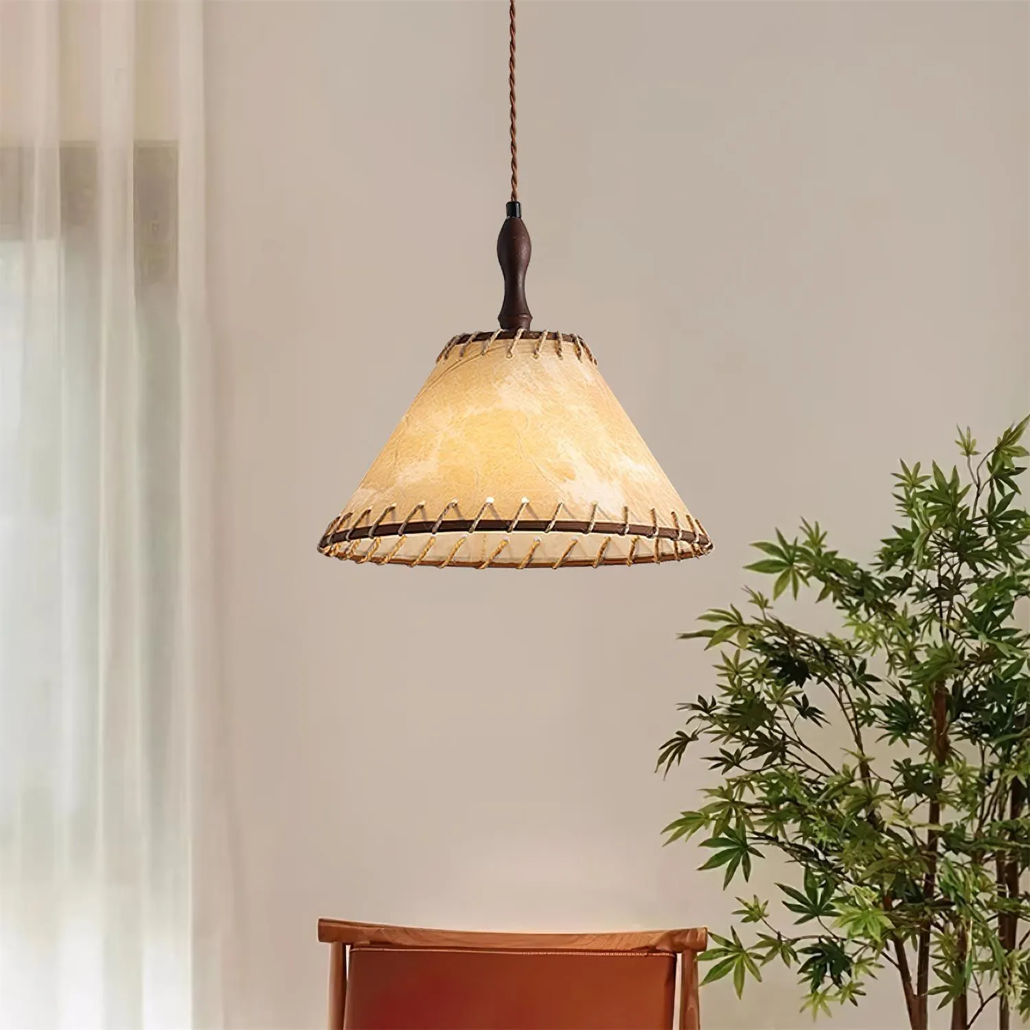 Kiko Fabric Pendant Lamp 11.8″- 10.2″