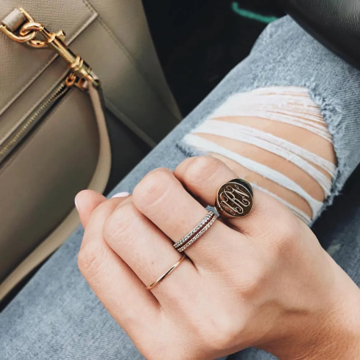 LANA OVAL SIGNET RING