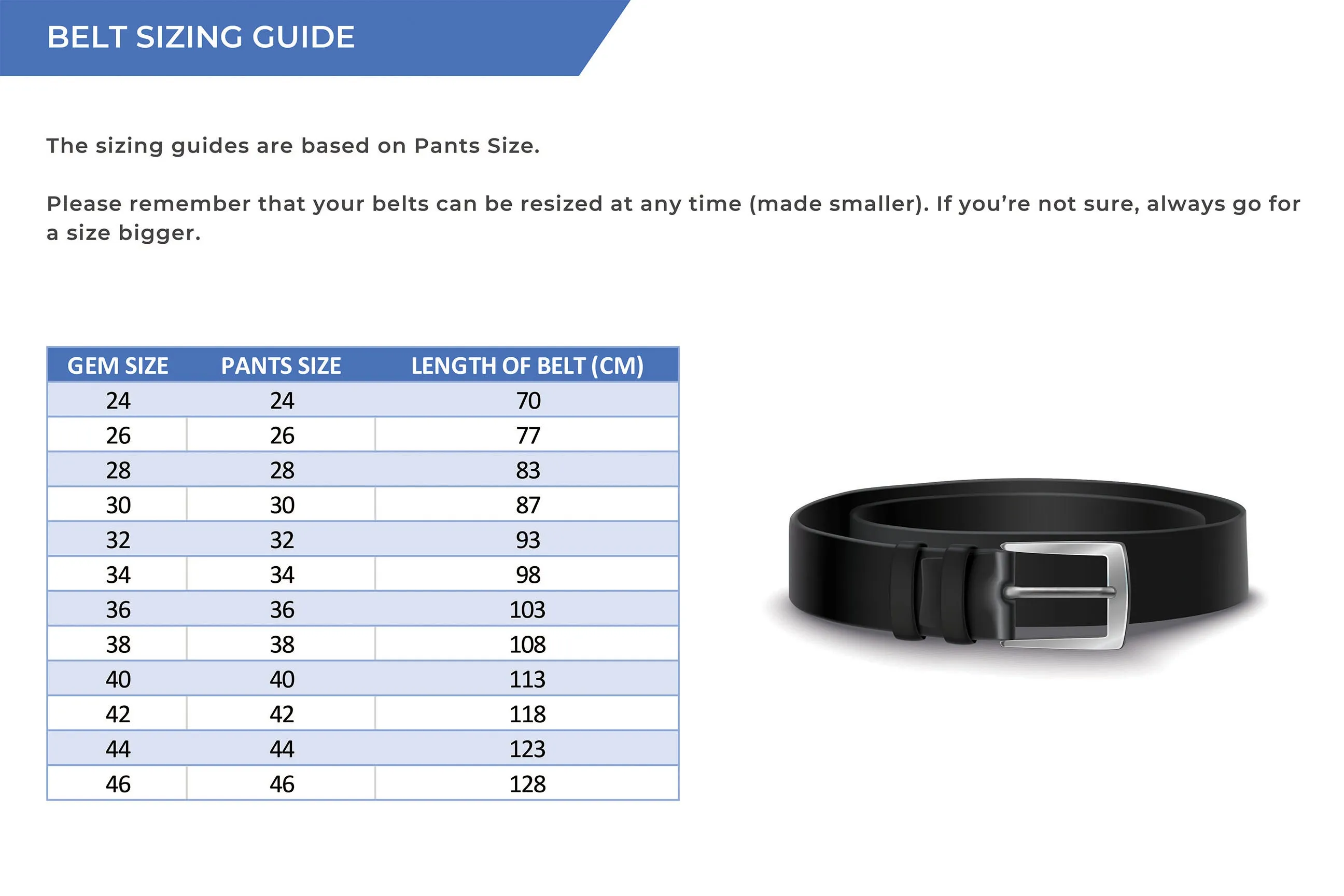 Leather Belt - Brown - Genuine Leather