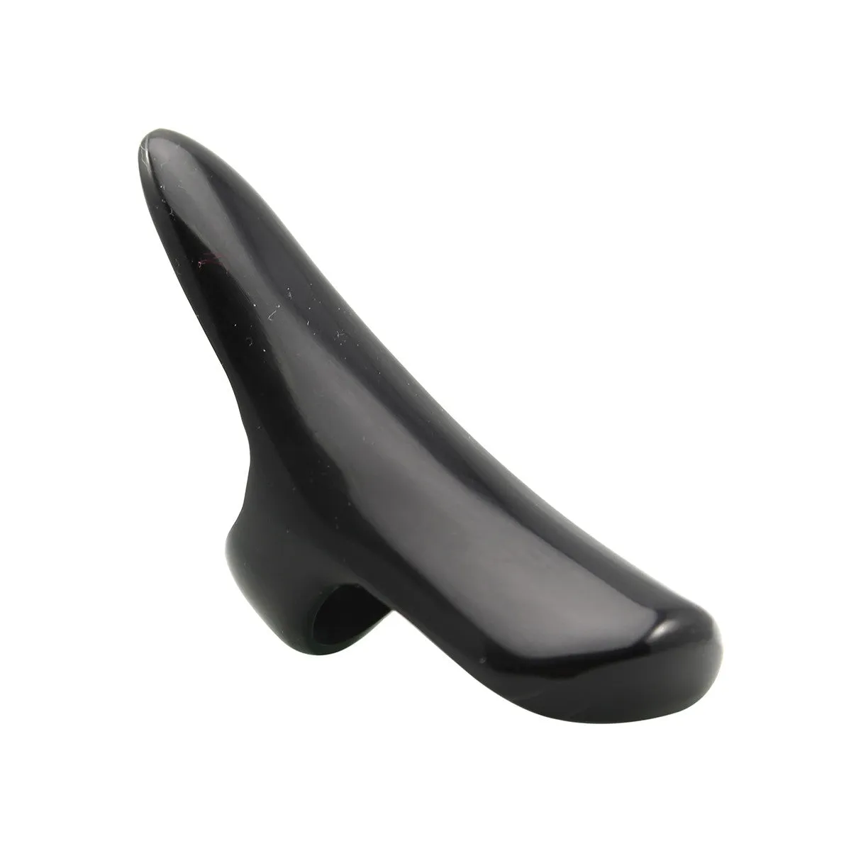 Leda Horn Black Cocktail Ring