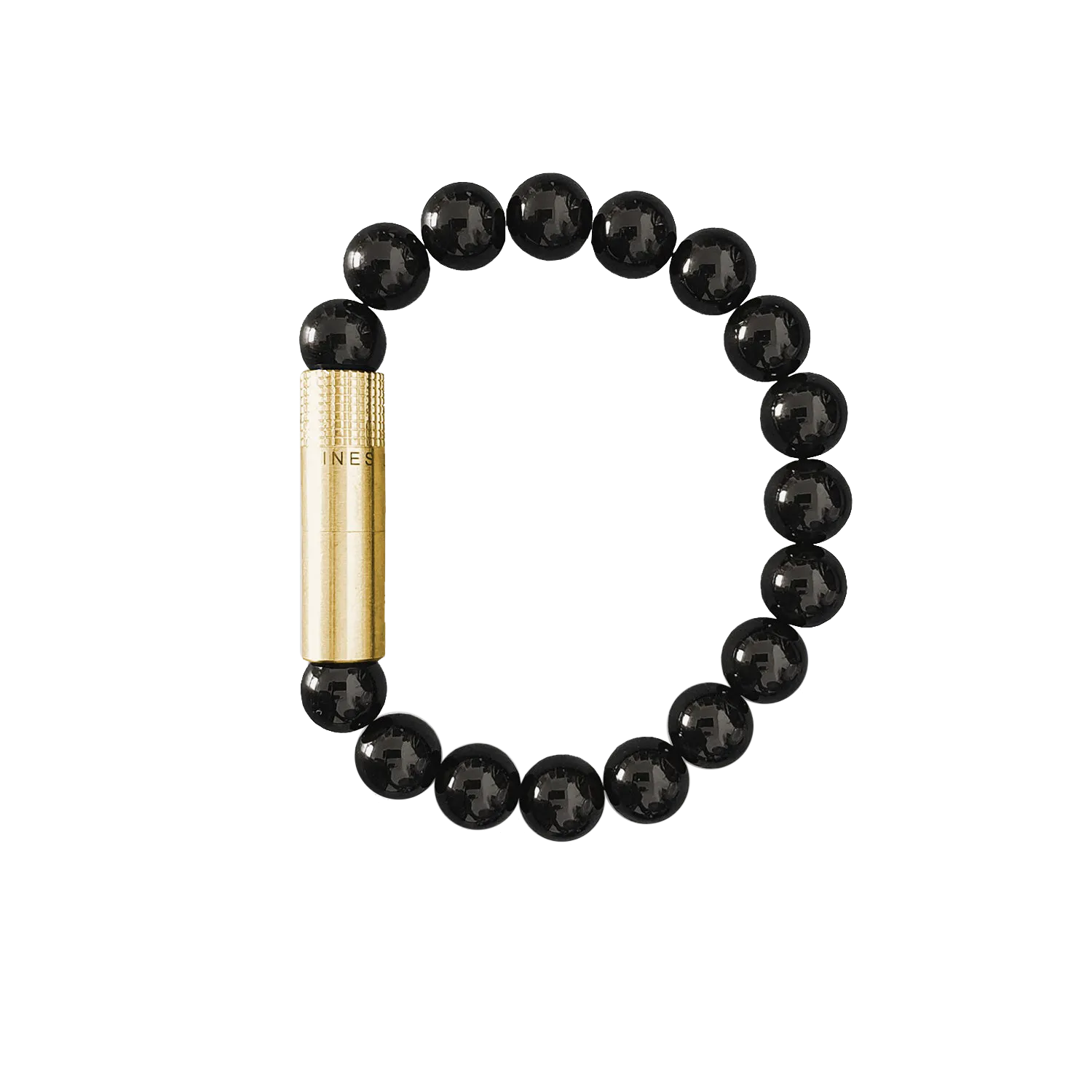 Les Fines Lames Punch Bracelet BRASS ONYX Medium