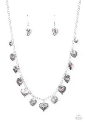 Lovely Lockets - Pink Necklace - Paparazzi Accessories