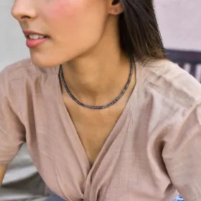 Luxe Line - Iolite Necklace