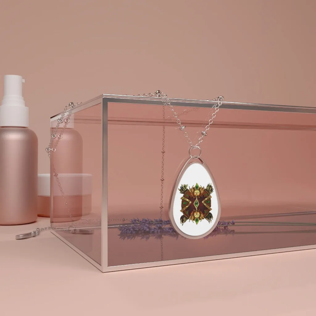 Magic Counter Shield Oval Necklace