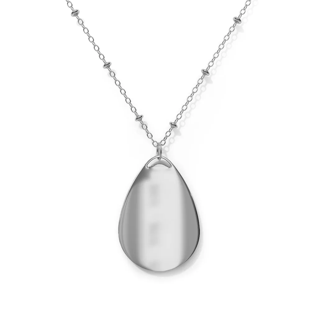 Magic Counter Shield Oval Necklace