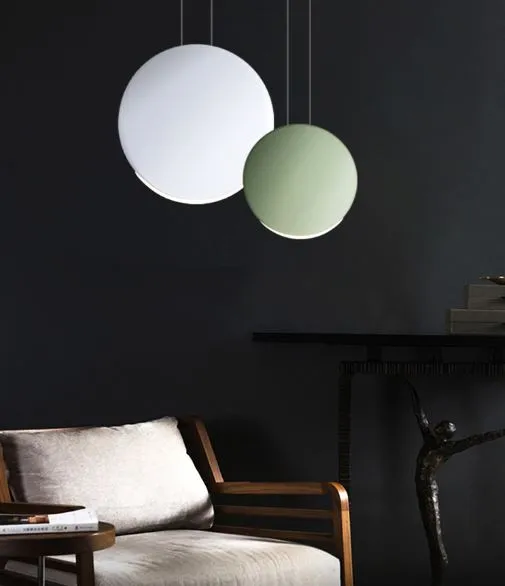 Matchona Round Moonstone Pendant Lamps