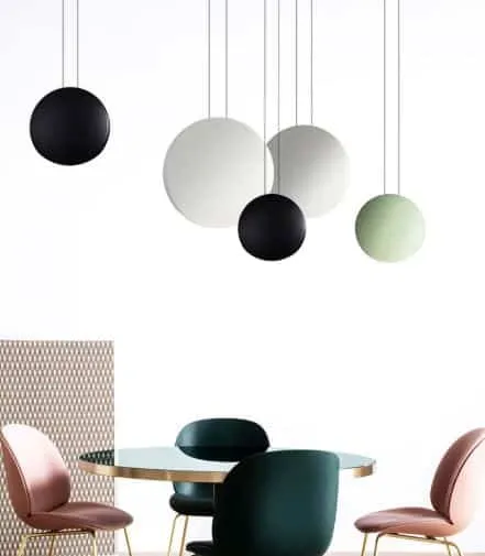 Matchona Round Moonstone Pendant Lamps