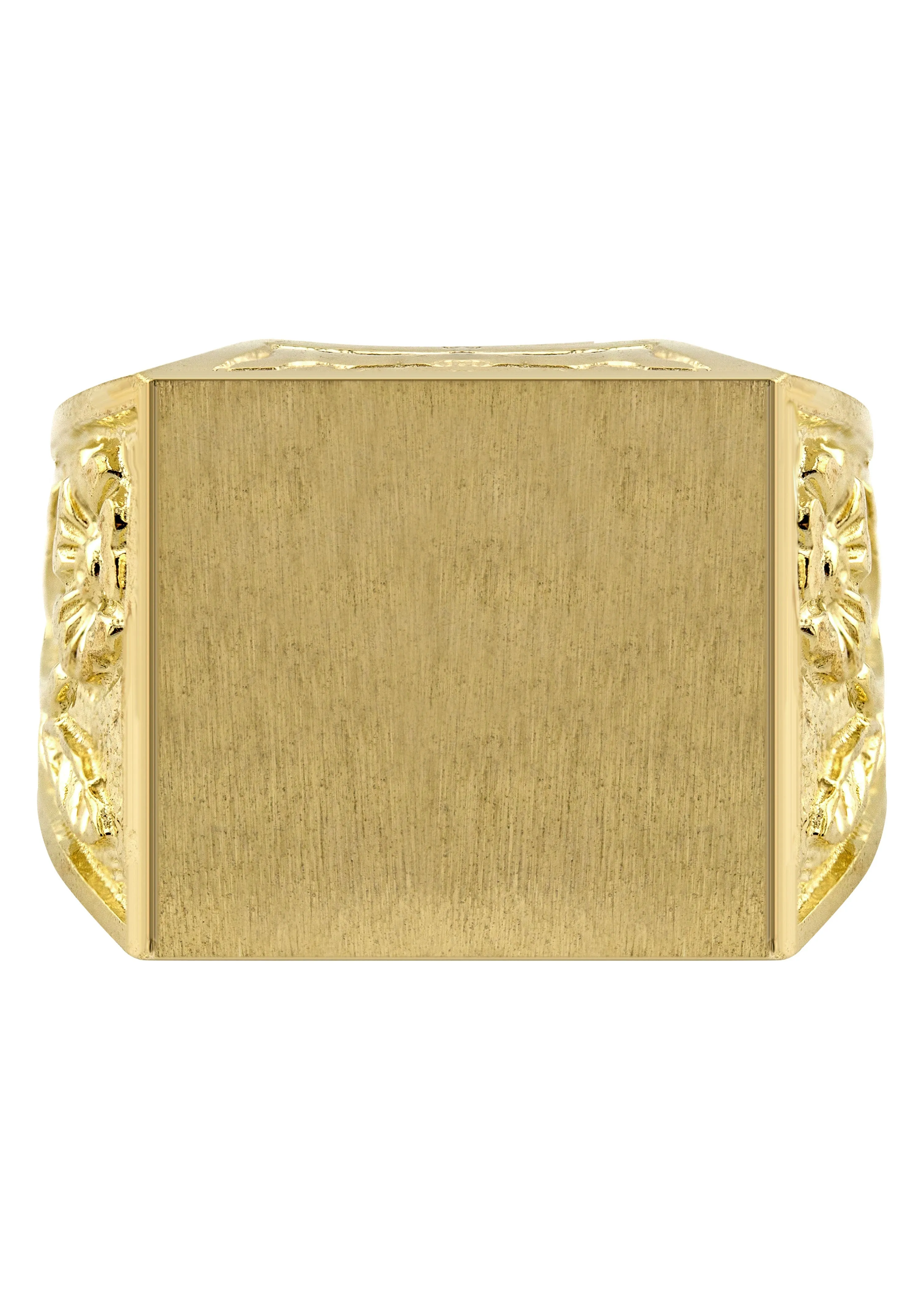 Mens Signet Ring - 10K Gold | 11.3 Grams
