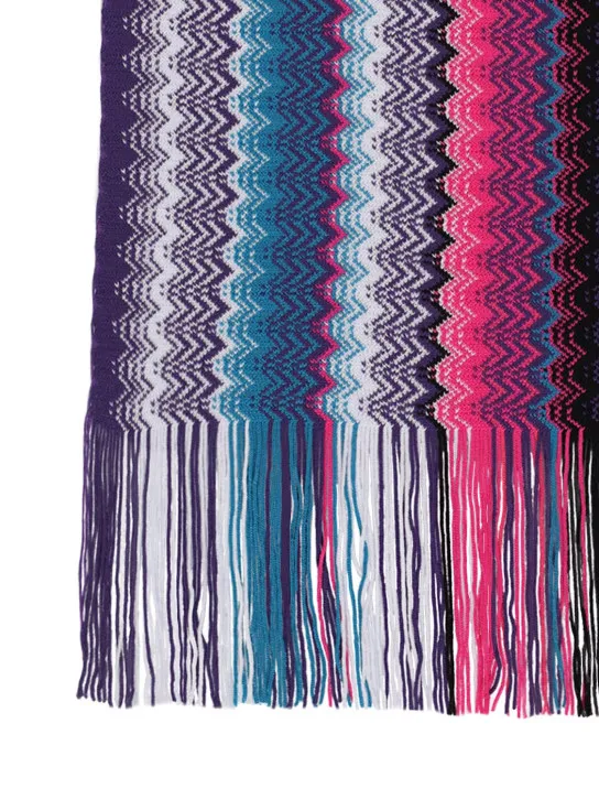 Missoni   Fringed wool scarf 