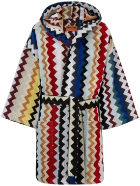 Missoni Home   Cyrus short hooded bathrobe 