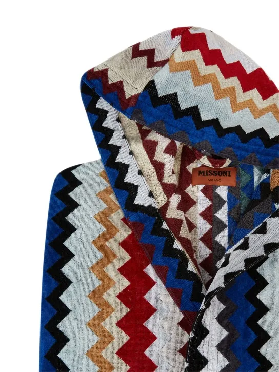 Missoni Home   Cyrus short hooded bathrobe 