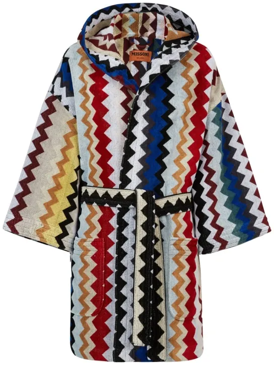 Missoni Home   Cyrus short hooded bathrobe 