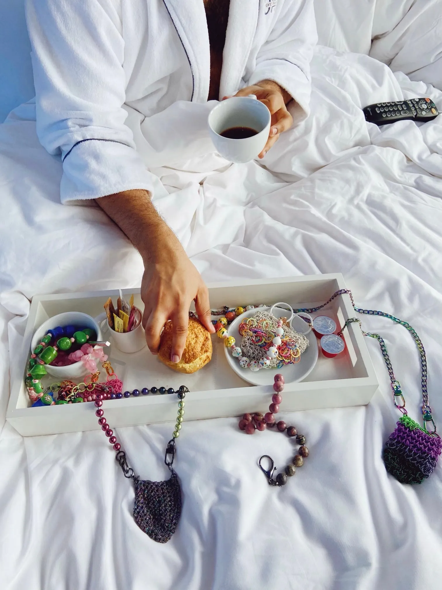 MPR x THE IMAGINARIUM: Iridescent Sequins & Swarovski Purselet