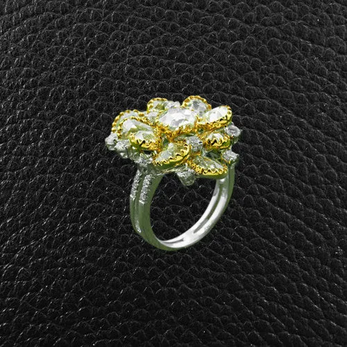 Multi-diamond Cocktail Ring
