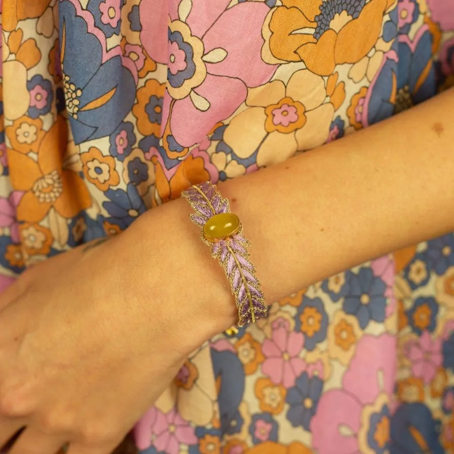 Nahua Loriane Bracelet - Mauve