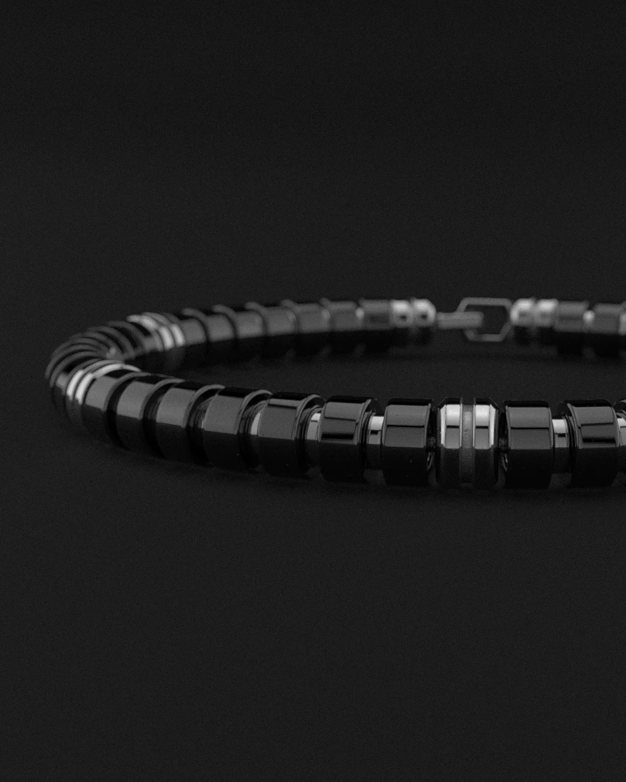 Onyx Bracelet 6mm | Premium Spacer by Seekers Men's Jewelry