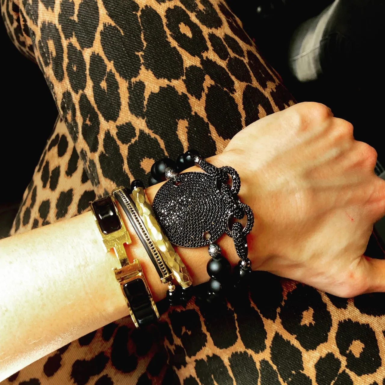 Onyx CZ Bling bracelets