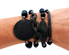 Onyx CZ Bling bracelets