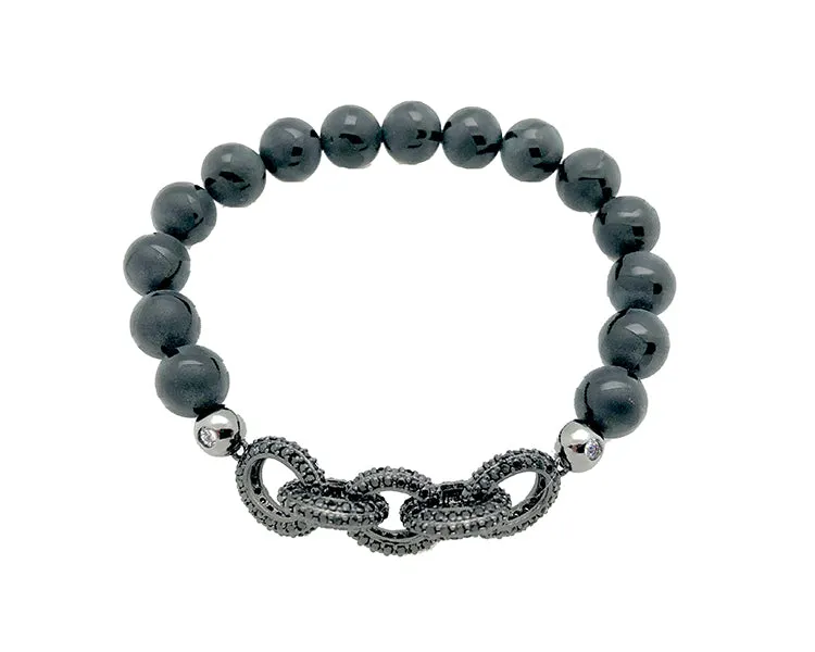 Onyx CZ Bling bracelets