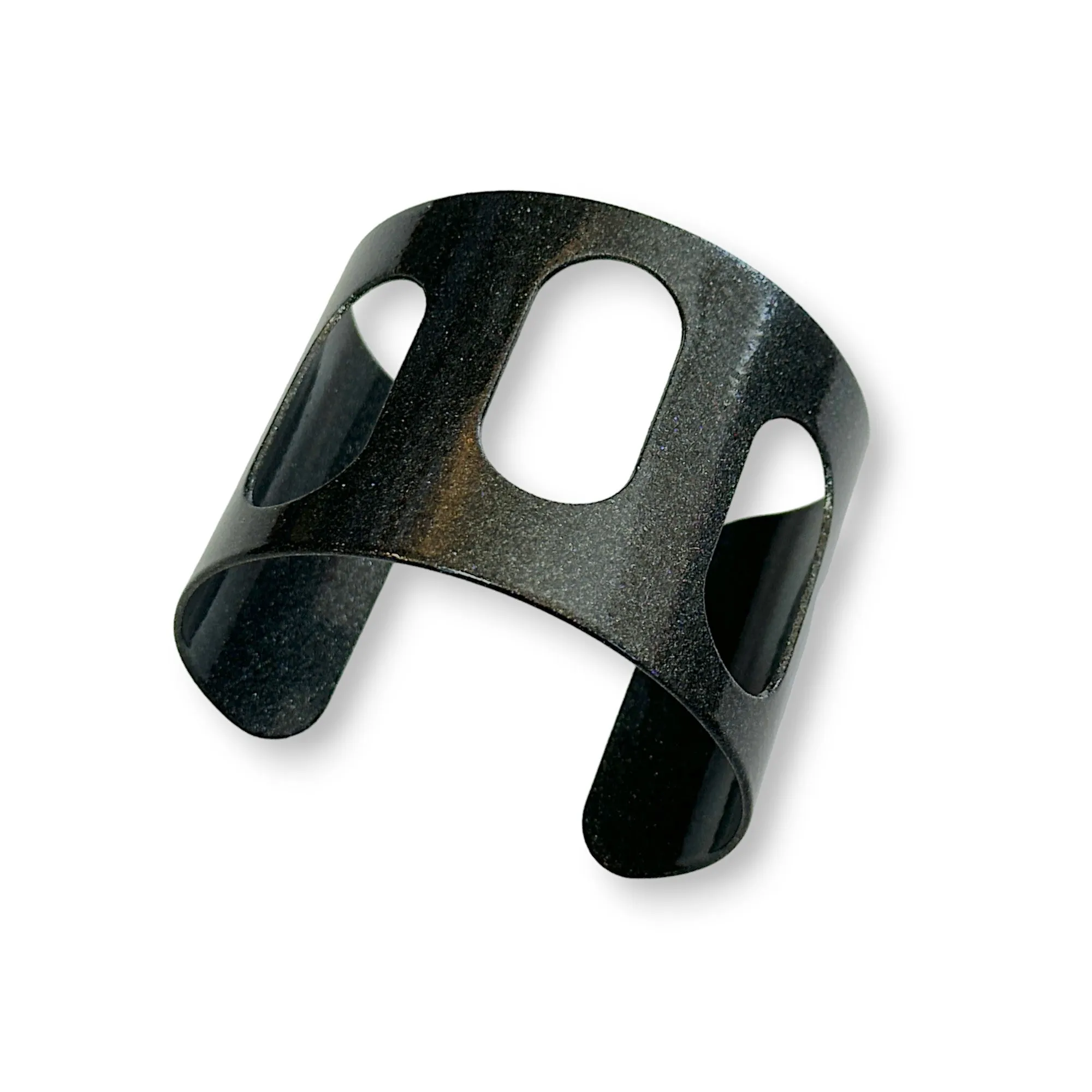 Open Ovals Textured Cuff Bracelet