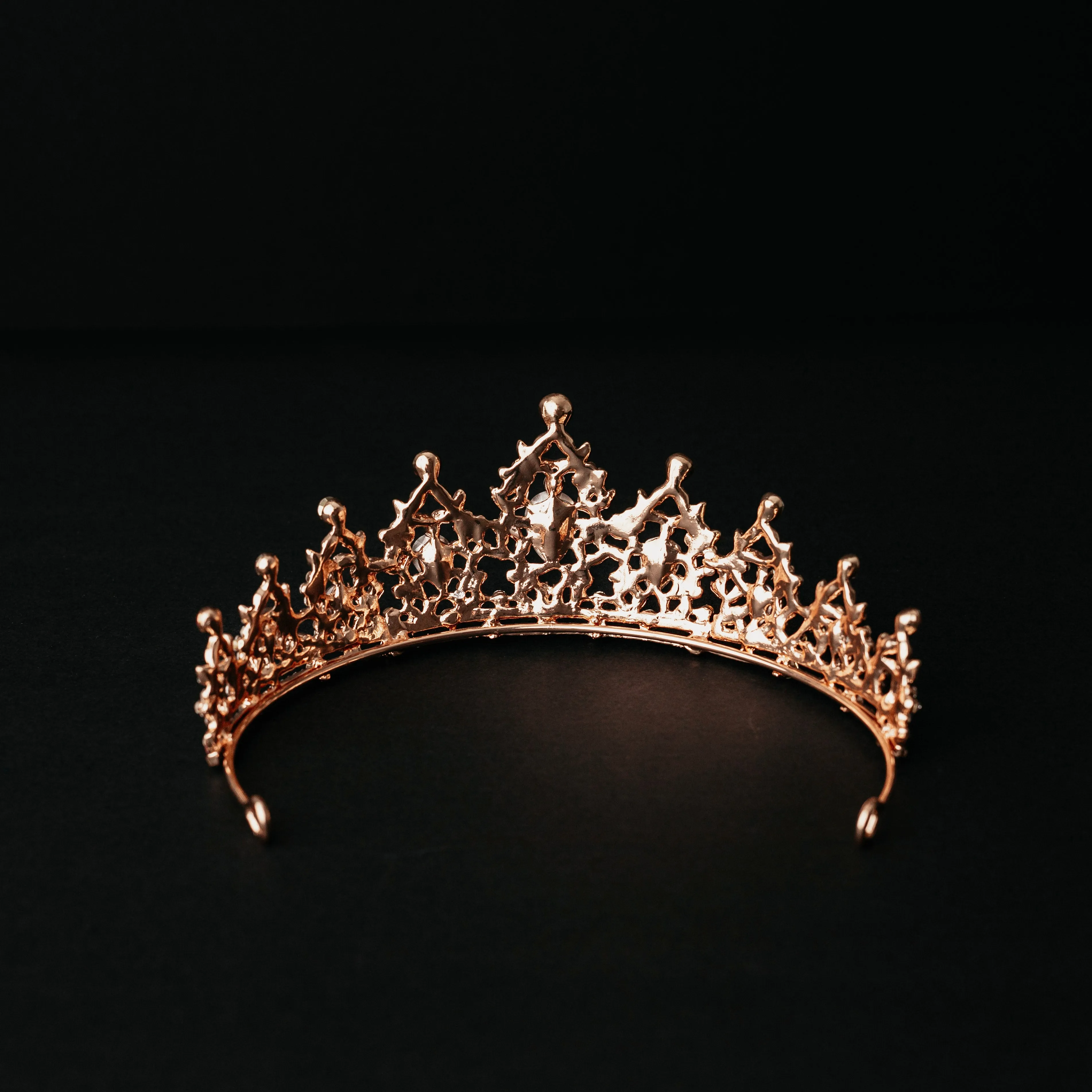 Ophelia's Tiara in Pink & Gold
