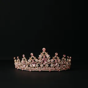 Ophelia's Tiara in Pink & Gold