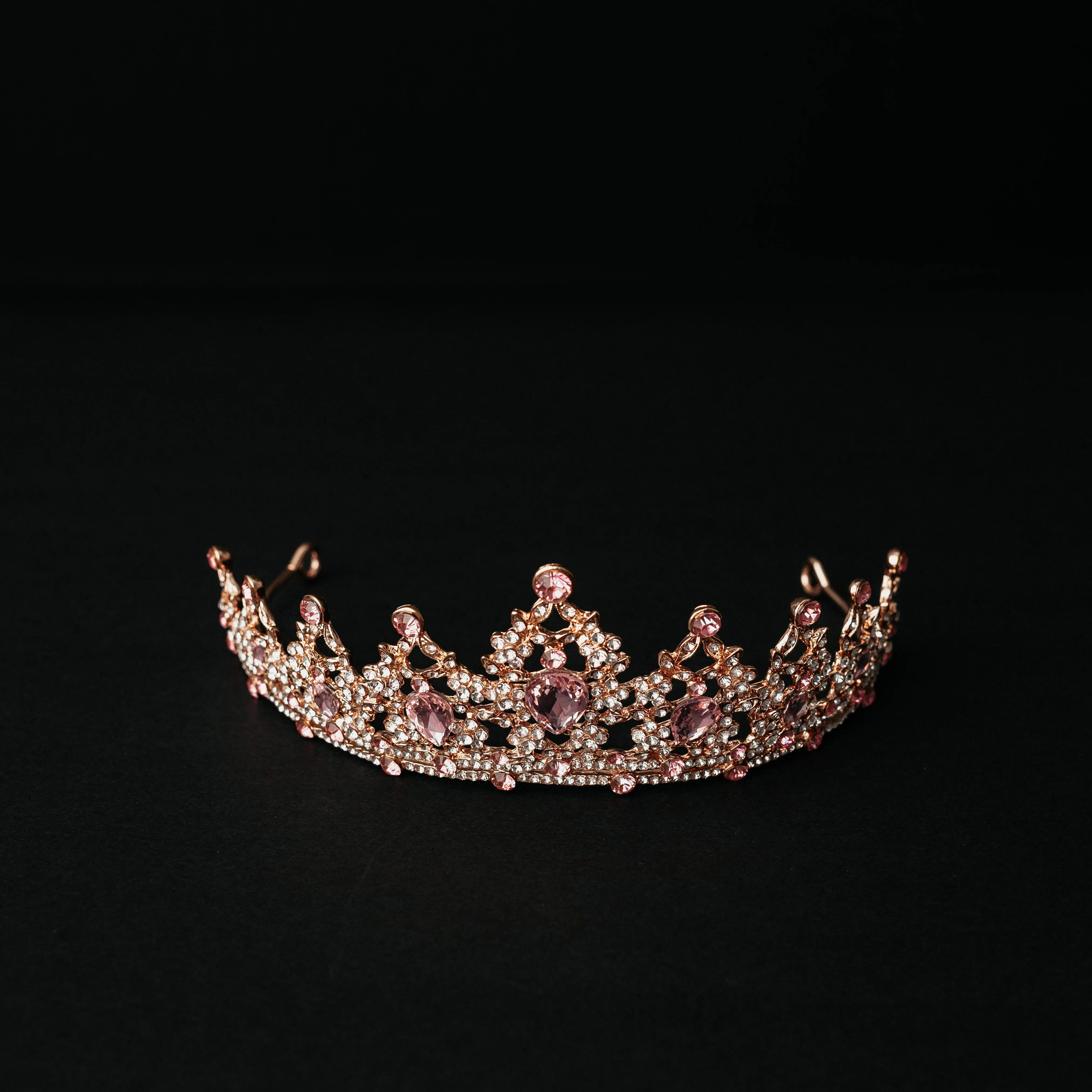 Ophelia's Tiara in Pink & Gold