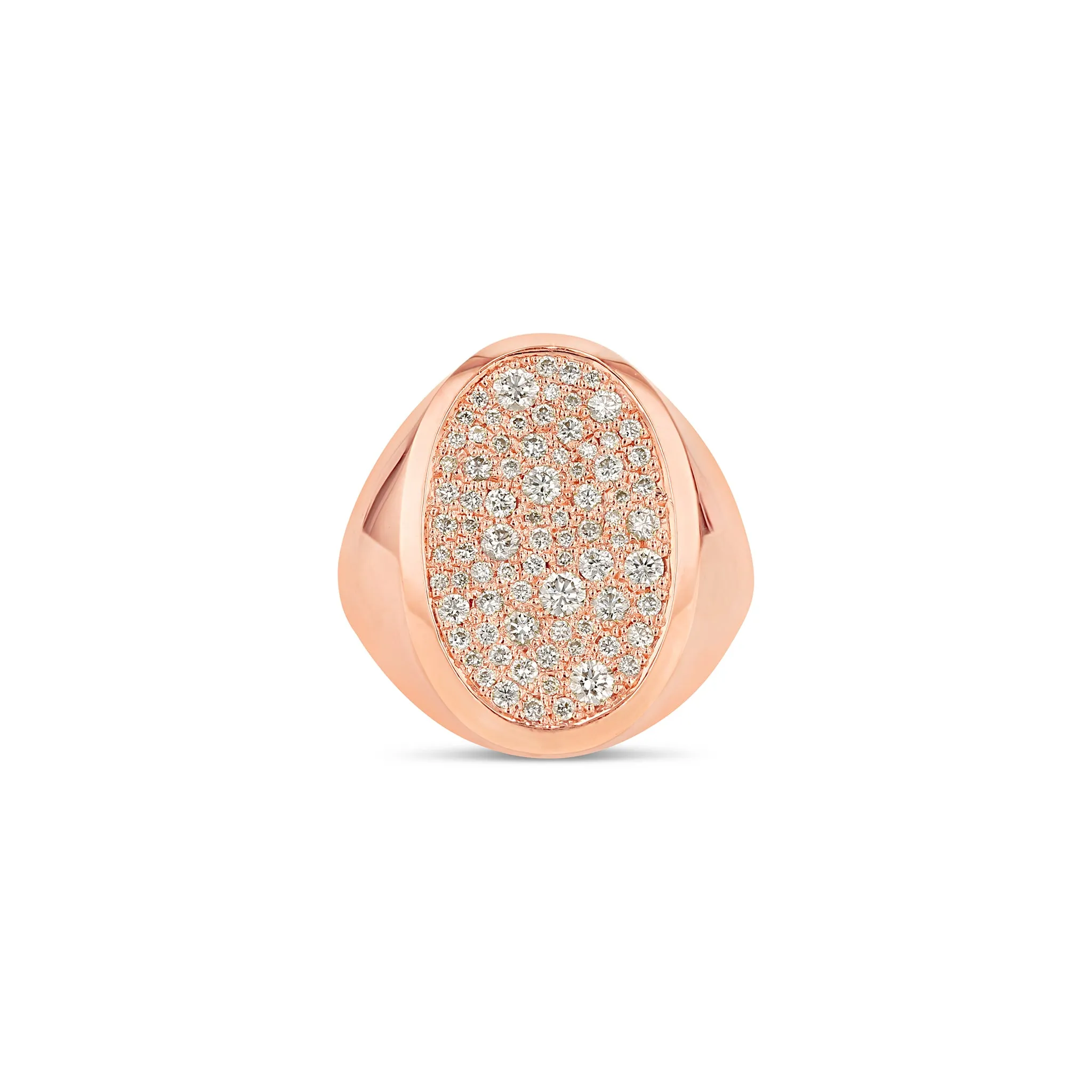 Oval Galaxy Signet Ring