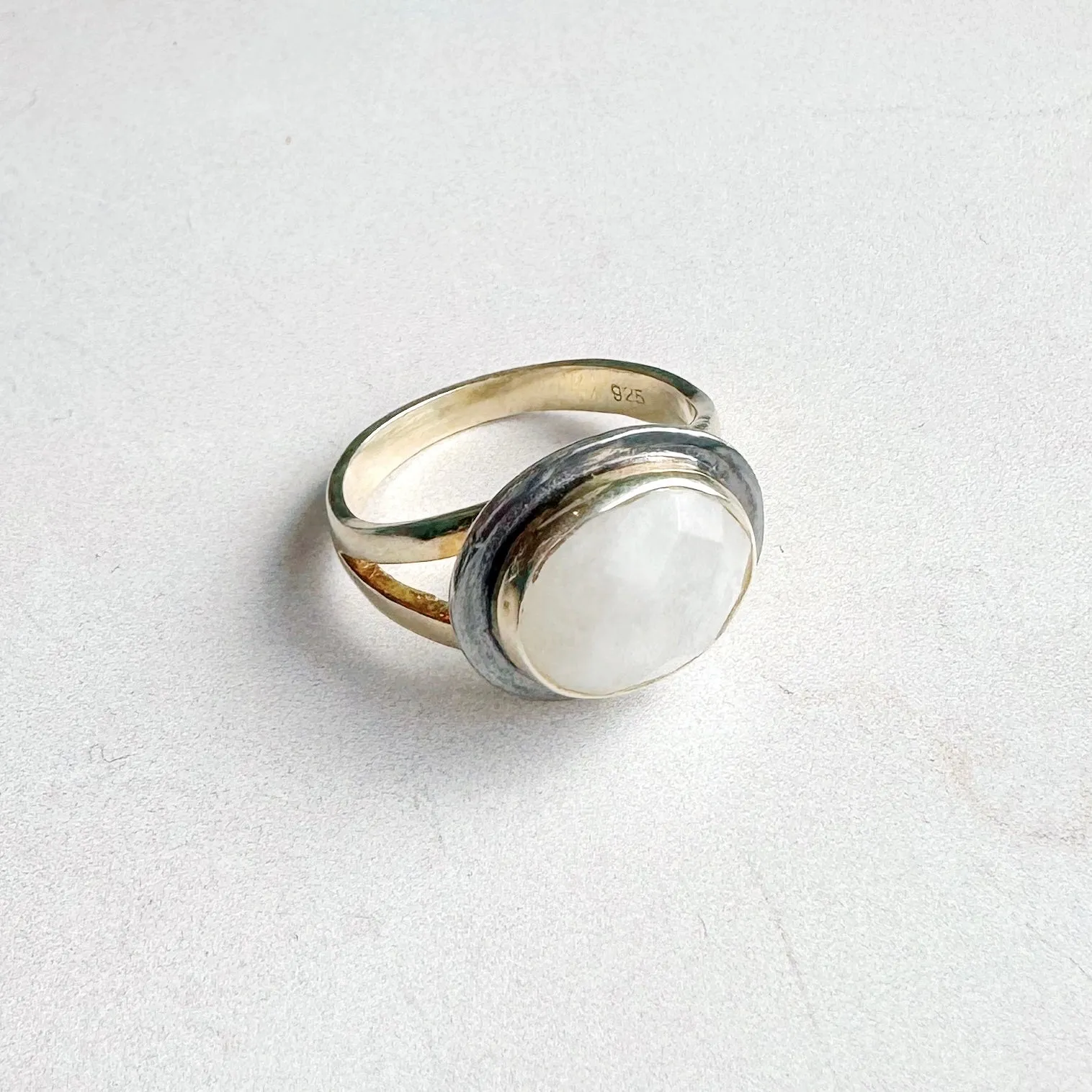 Oval Gemstone Gold Cocktail Ring