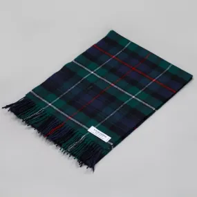 Oversized lambswool scarf in MacKenzie Tartan