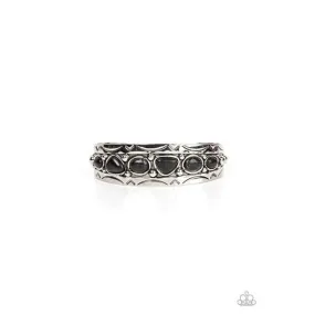Paparazzi Saguaro Sultan - Black Cuff Bracelet