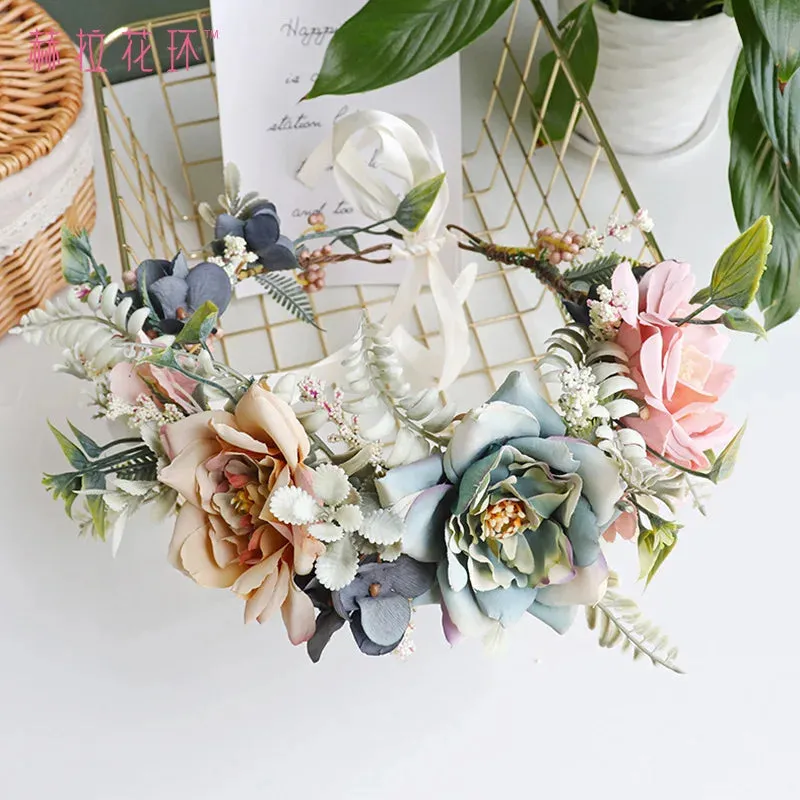 Patty's Flower Garland Headpiece