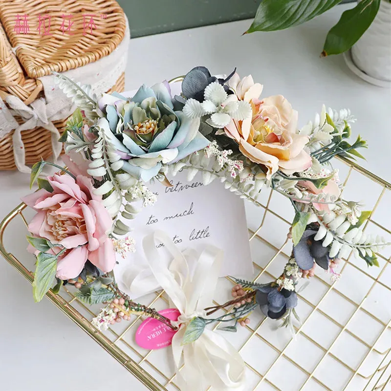 Patty's Flower Garland Headpiece