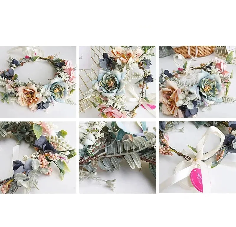 Patty's Flower Garland Headpiece
