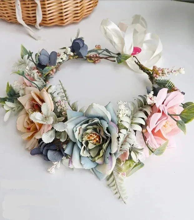 Patty's Flower Garland Headpiece
