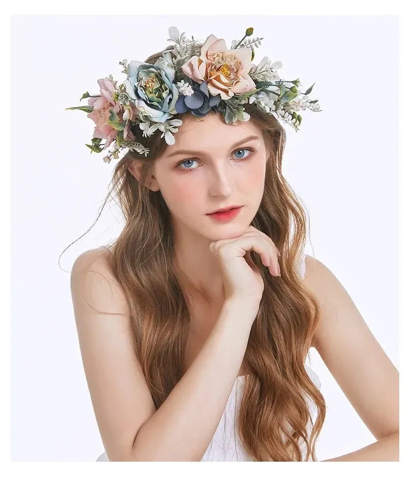 Patty's Flower Garland Headpiece