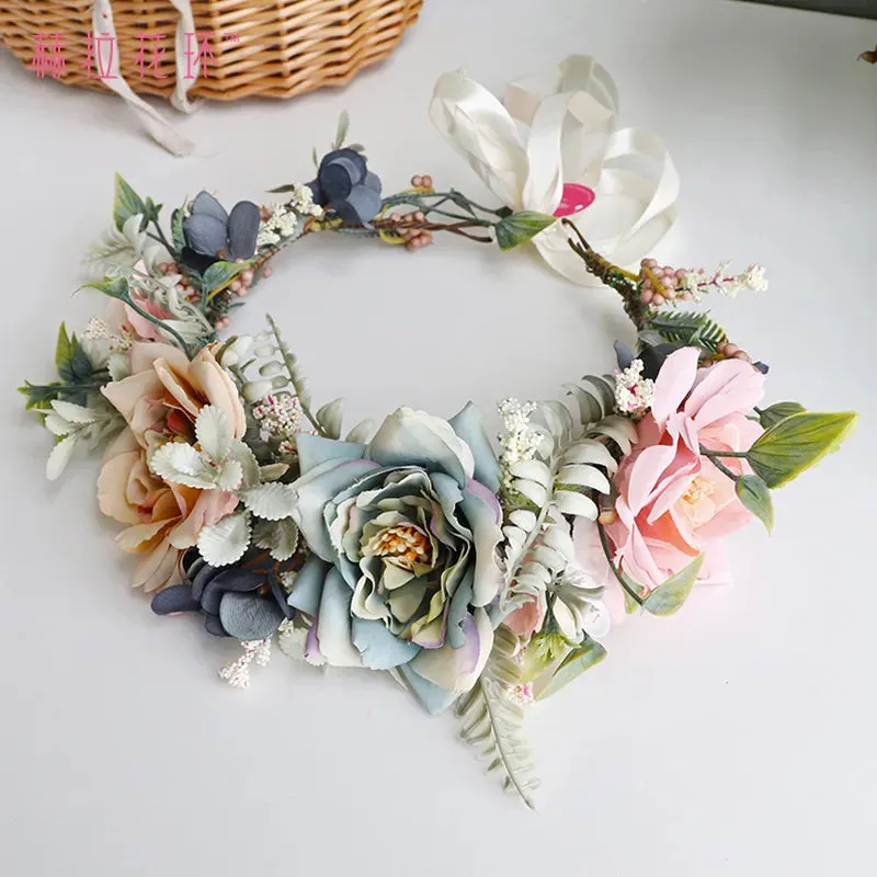 Patty's Flower Garland Headpiece