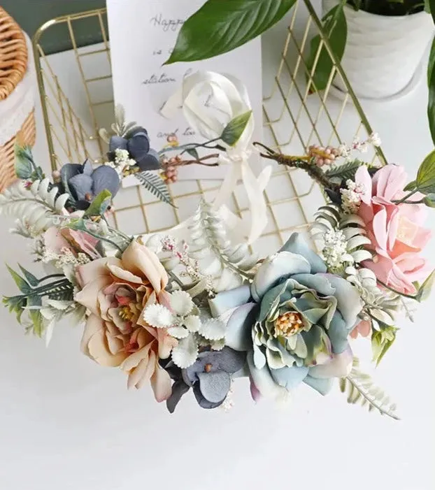 Patty's Flower Garland Headpiece