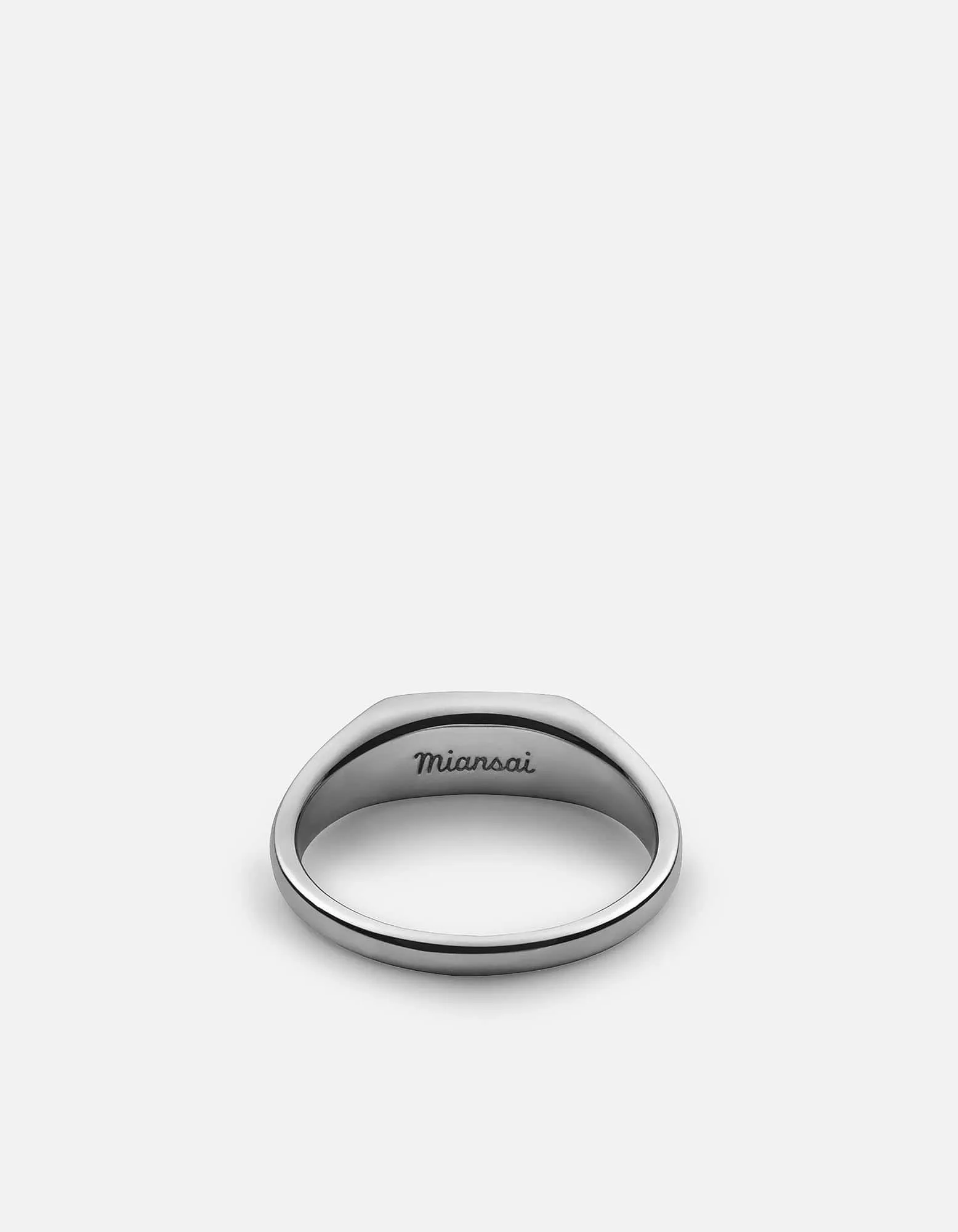 Pax Diamond Ring, Sterling Silver/Black