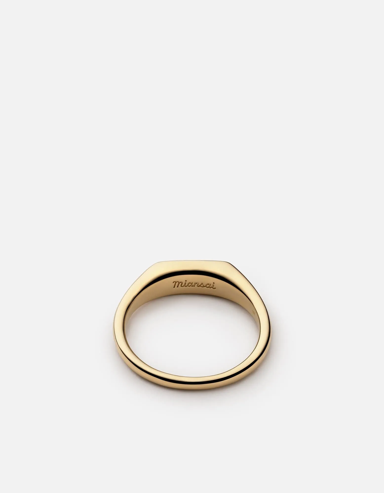 Pax Ring, 14k Gold/Black