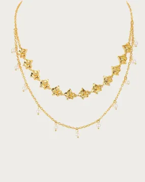 Pearl Rose Necklace