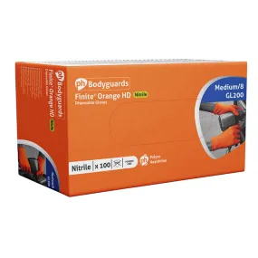 Polyco Bodyguards GL200 Finite Nitrile Gloves - Pack of 100