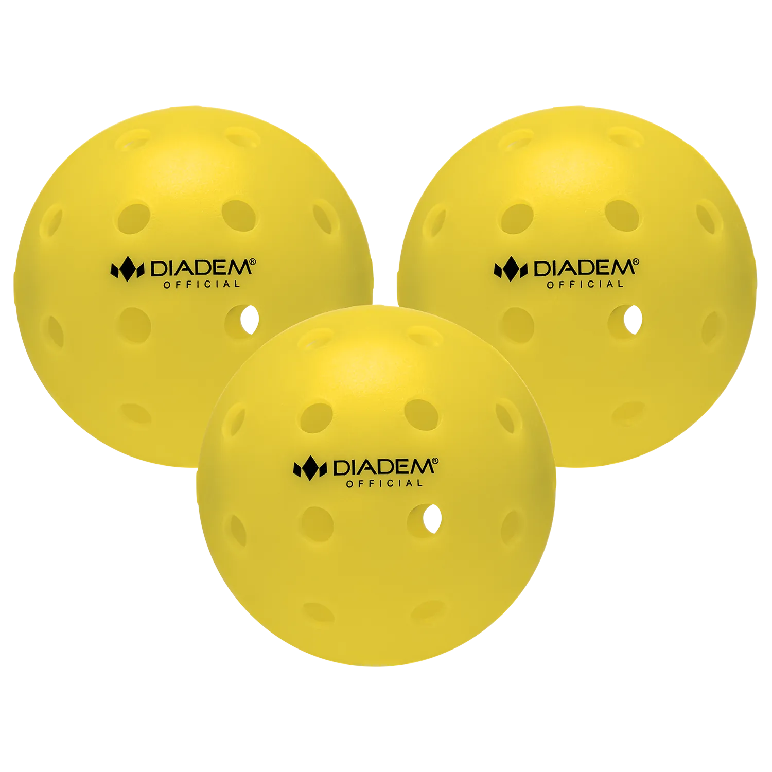 Power 3 Pack Pickleball Balls Yellow